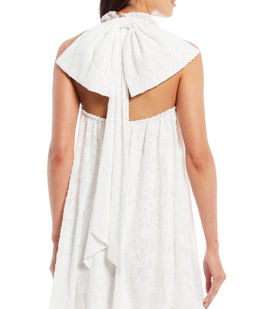 Sachin & Babi Adeline Halter Neck Sleeveless Swing Dress