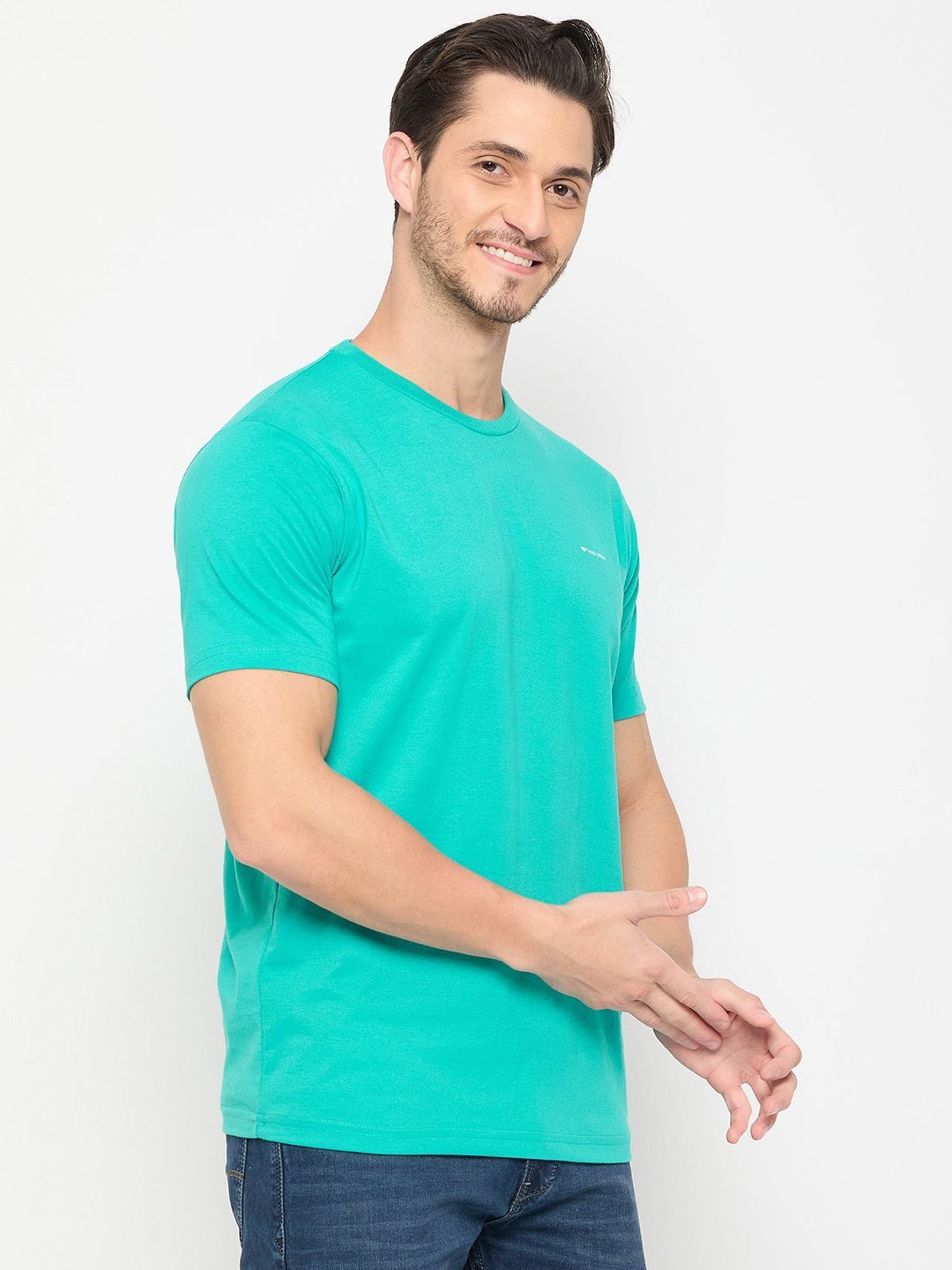 Duke Black & Green Regular Fit T-Shirt
