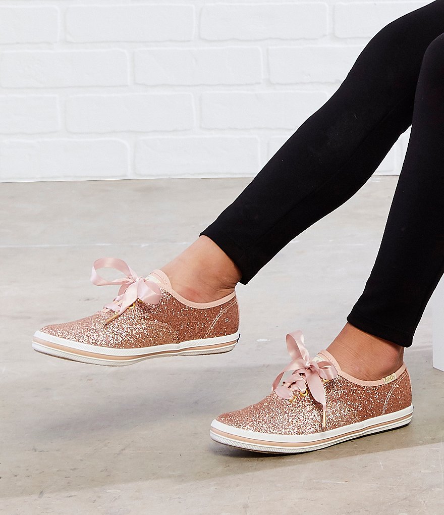 Keds for kate spade new york Girls' Glitter Sneakers (Youth)