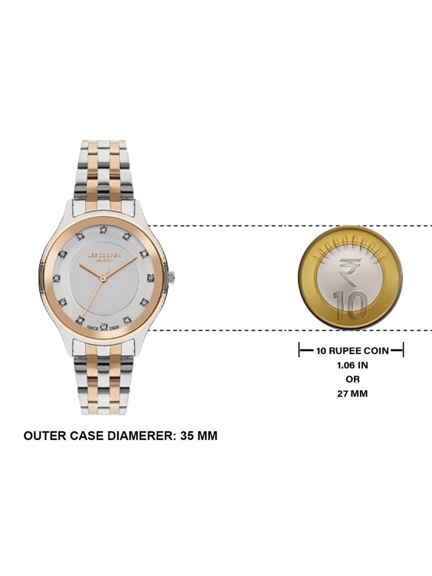 Lee Cooper LC07867.530 Analog Watch for Women