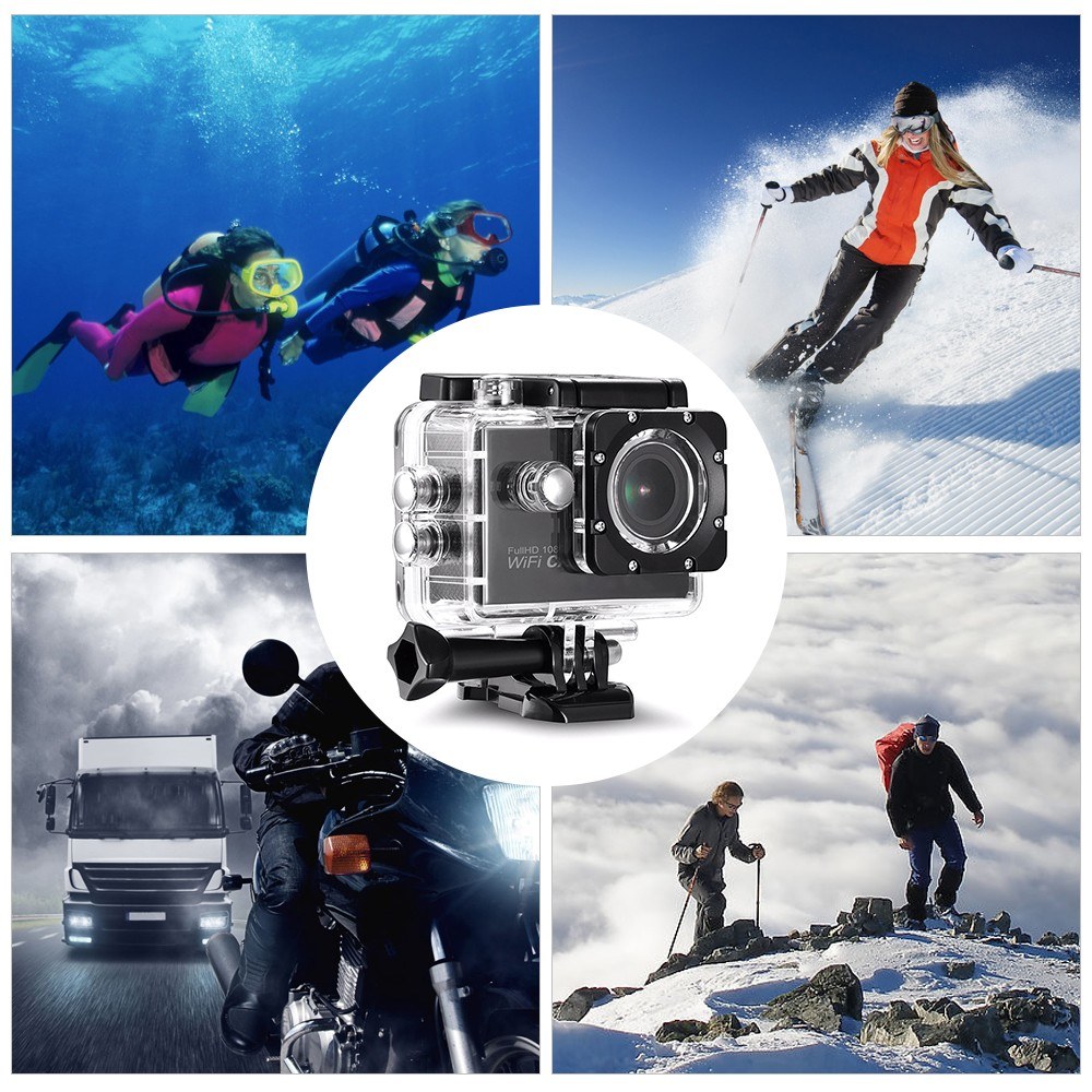 Outdoor 2.0&rdquo; LCD Screen 1080P High Definition Camera Scouting Video Camera Supported 32G(Max.) T-F Card Waterproof Design for Sport Cycling