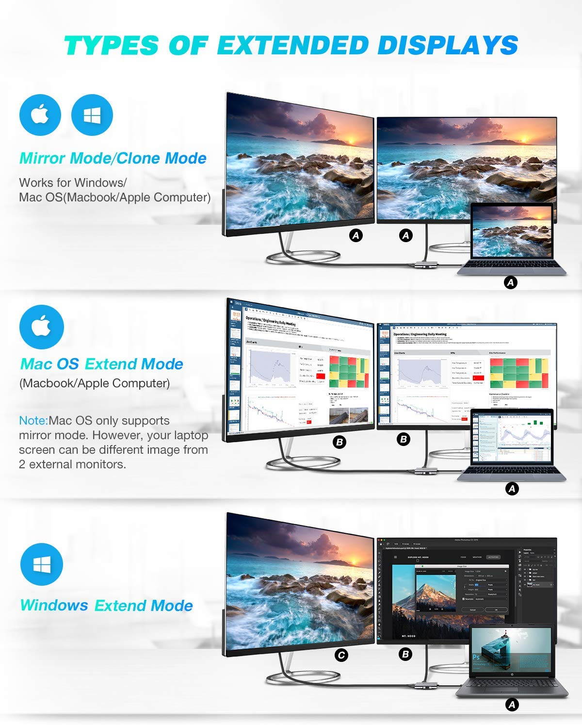 USB C to SD/MicroSD Card Reader, Nurbenn USB Type C[Thunderbolt 3] SD Adapter Compatible for MacBook Pro, MacBook,MacBook Air/iPad Pro 2018, Samsung Galaxy S10/S9/S8, Surface Book 2 and More - Gray
