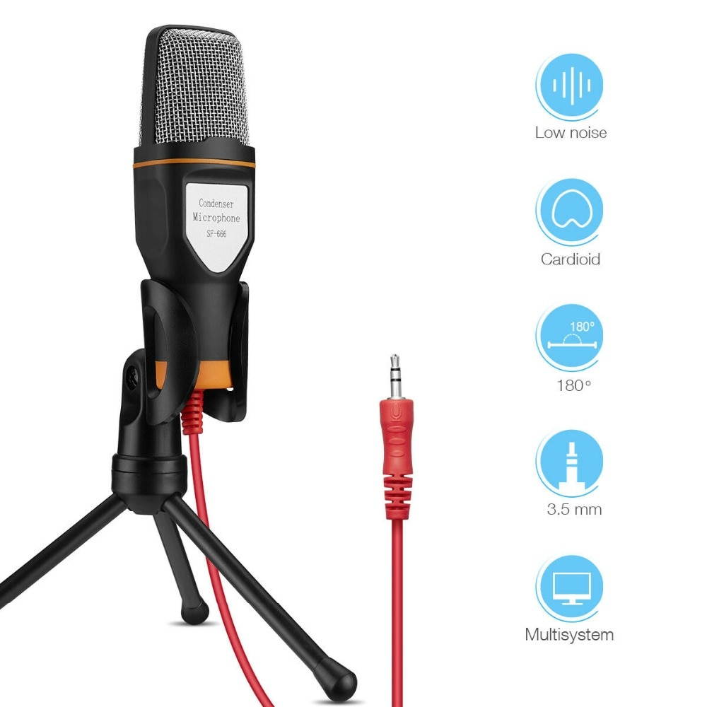 Brsthones USB Condenser Recording Microphone For Laptop KTV Or Windows Cardioid Studio Recording Vocals Voice Over, YouTube C1