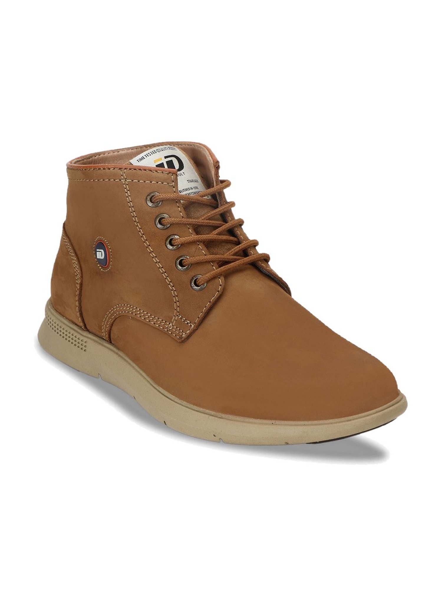 ID Men's Tan Derby Boots