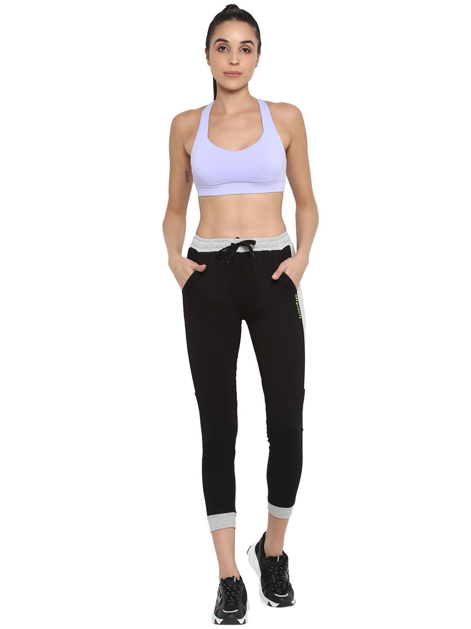 OFF LIMITS Black Regular Fit Joggers