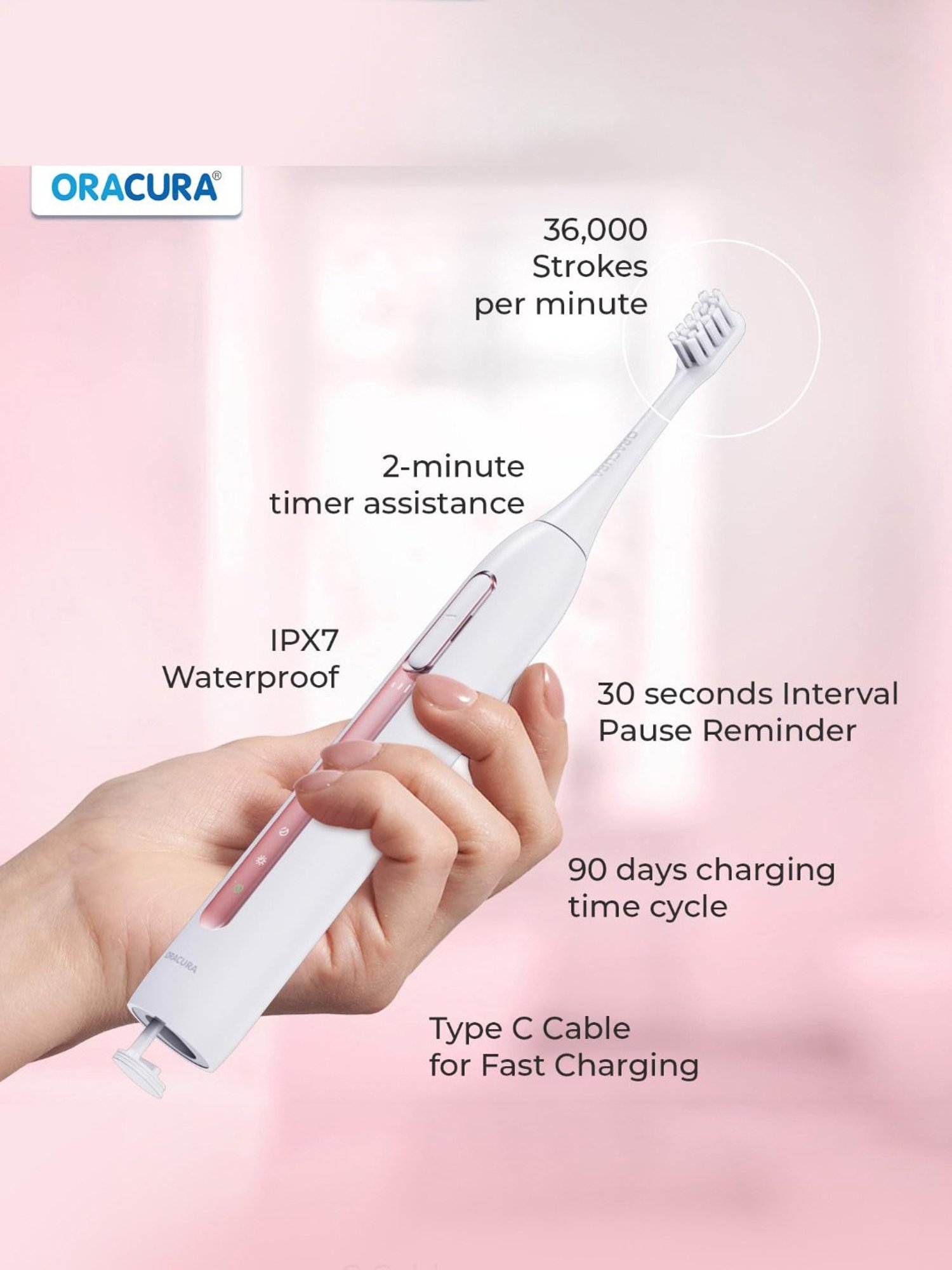 Protouch Teeth Whitening Pen for Men and Women (White)