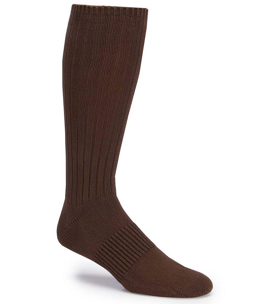 Johnston & Murphy Wool-Blend Ribbed Dress Socks