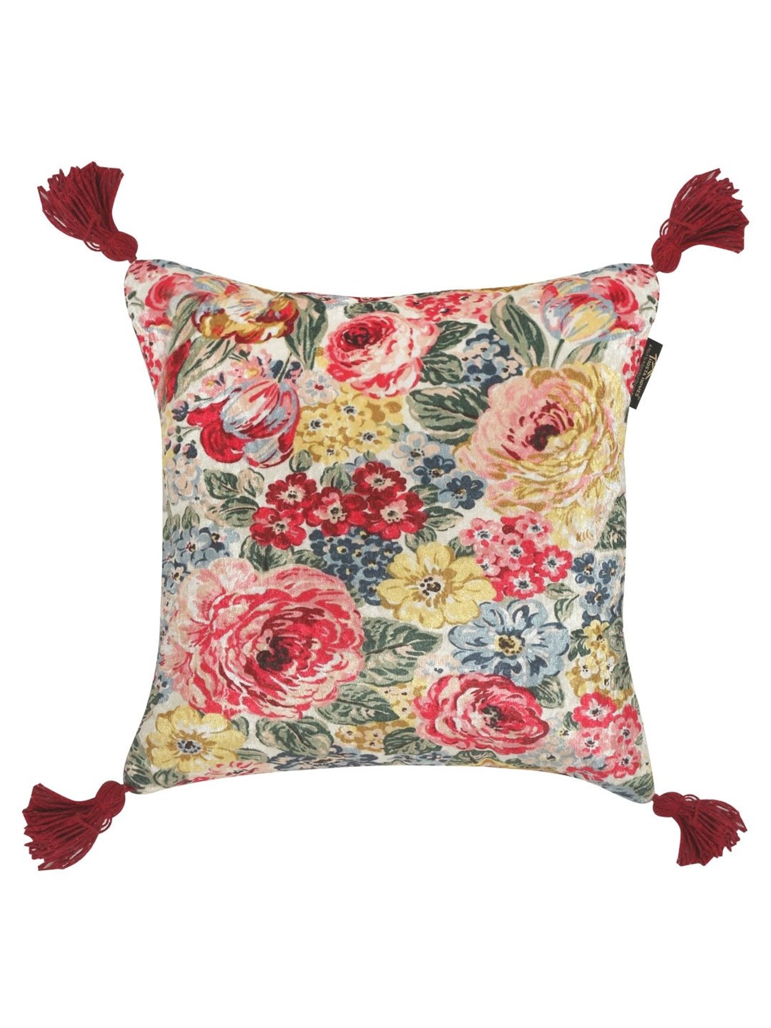 HOSTA HOMES Multicolor Velvet Ultra Soft Cushion Covers - Set of 2