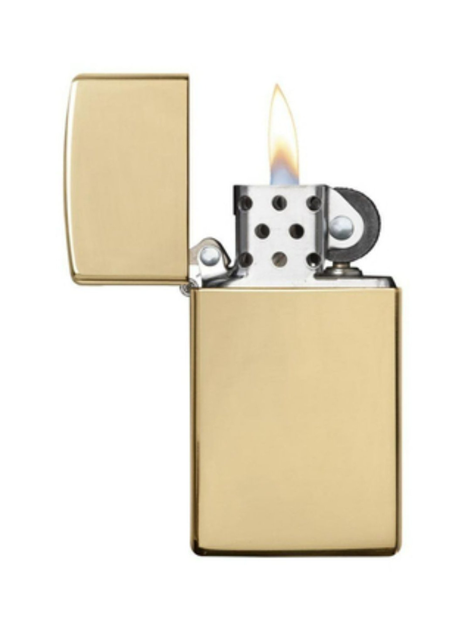 Zippo Metallic Brown Brass Pocket Lighter