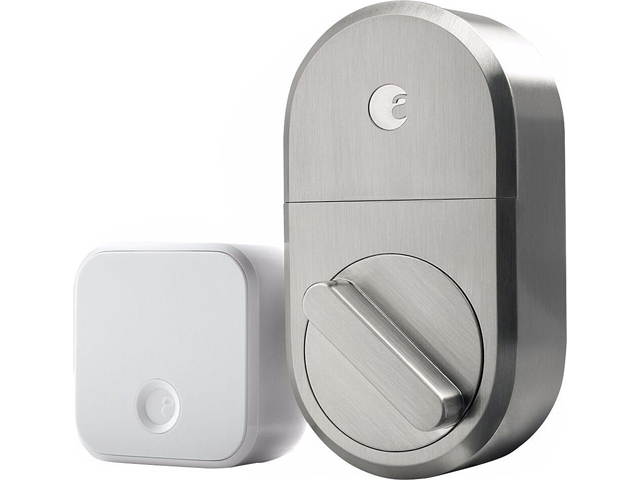 August AUG-SL04-C03-N04 Wi-Fi Deadbolt Replacement Smart Lock - Satin Nickel