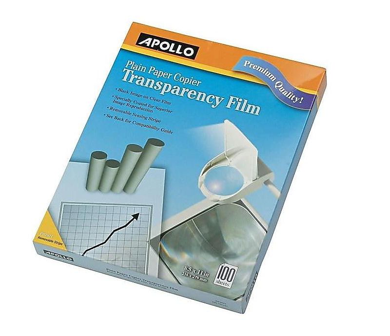 Apollo Transparency Film with Removable Sensing PP201C