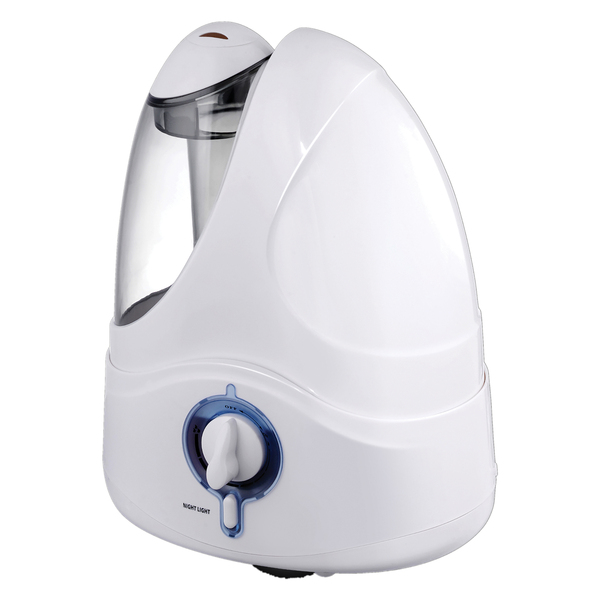 Portable Cool-Mist Ultrasonic Humidifier, 600 Sq. Ft., 1.2-Gal. Tank Capacity, U-31002