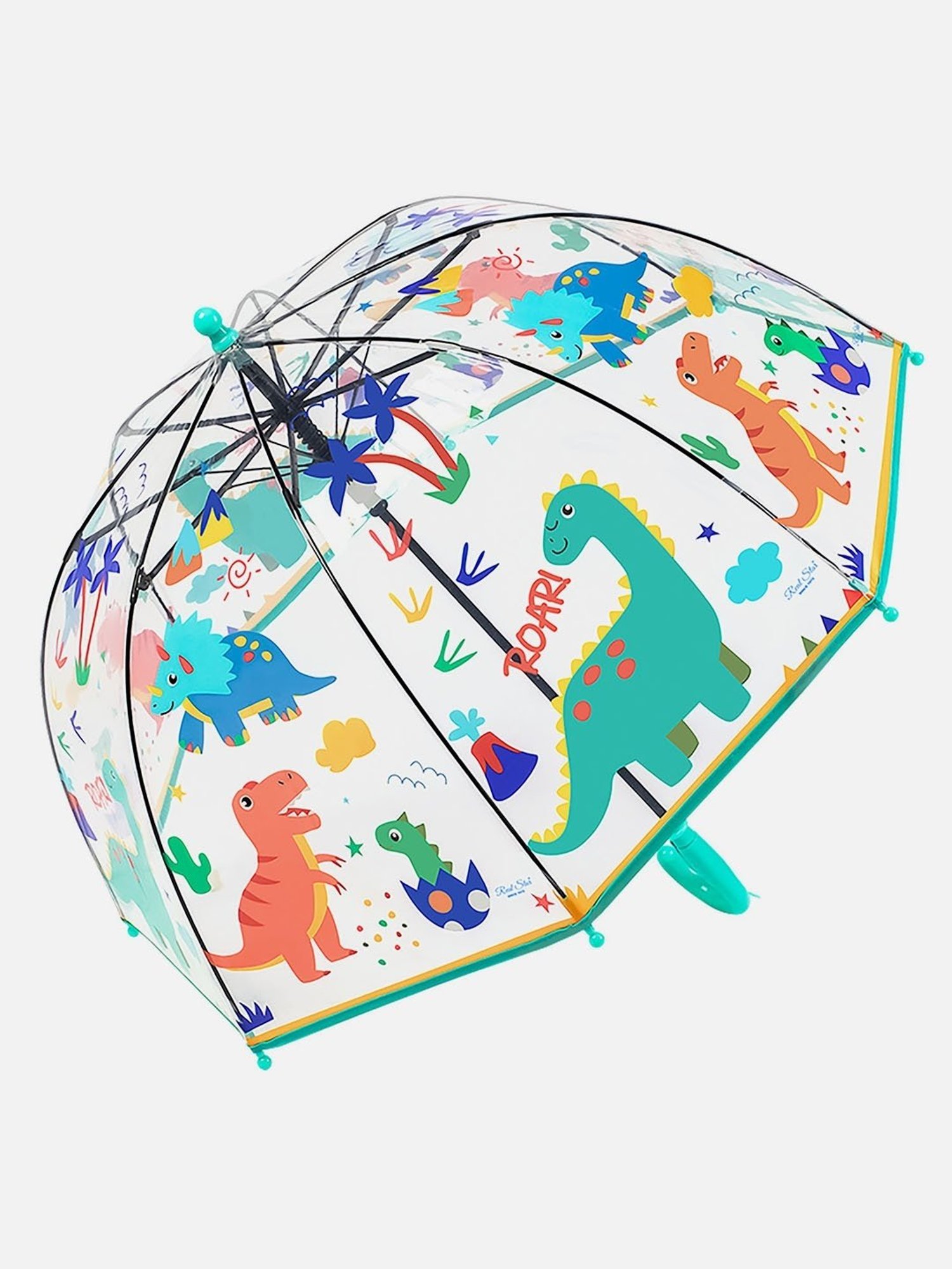 Little Surprise Box Green Polyester Printed 2 Fold Umbrella