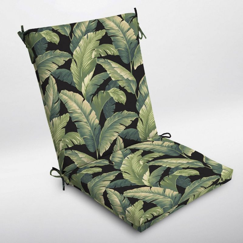 CebuClean Finish Outdoor Chair Cushion Onyx - Arden Selections