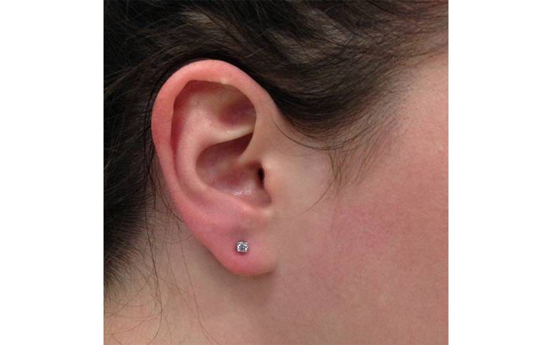 Medium Flat Hoop Earrings - A New Day™ Silver