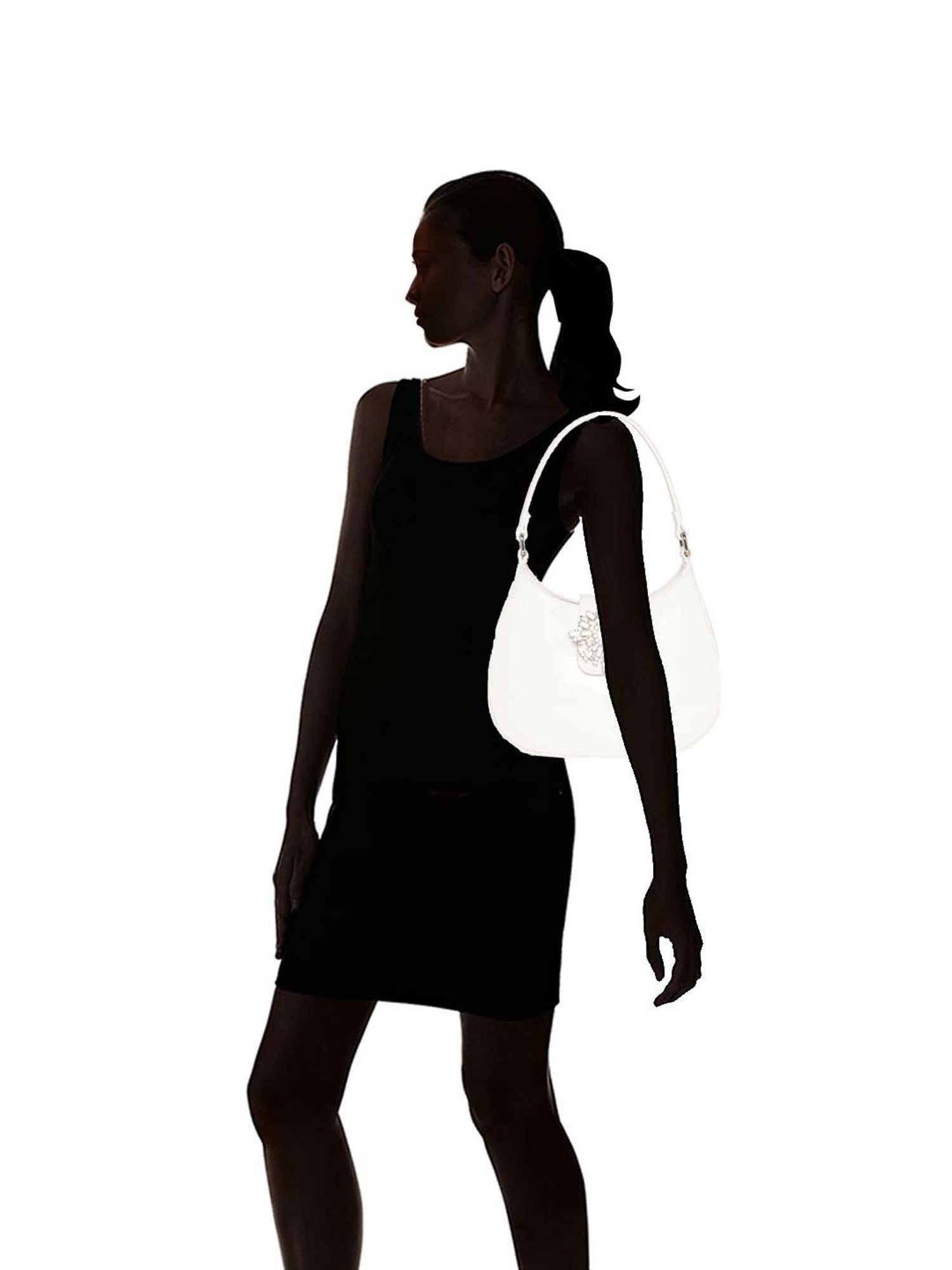 Call It Spring White Solid Medium Shoulder Bag