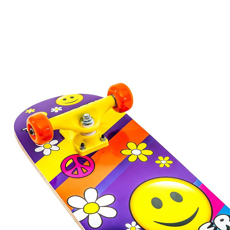 TITAN 9262 Flower Power Princess Complete 28" Girls' Skateboard