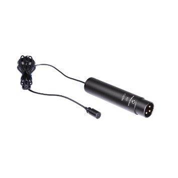 Movo LV4 Dual XLR Lavalier Interview Kit with Omnidirectional and Cardioid Microphones, Lapel Clips and Windscreens