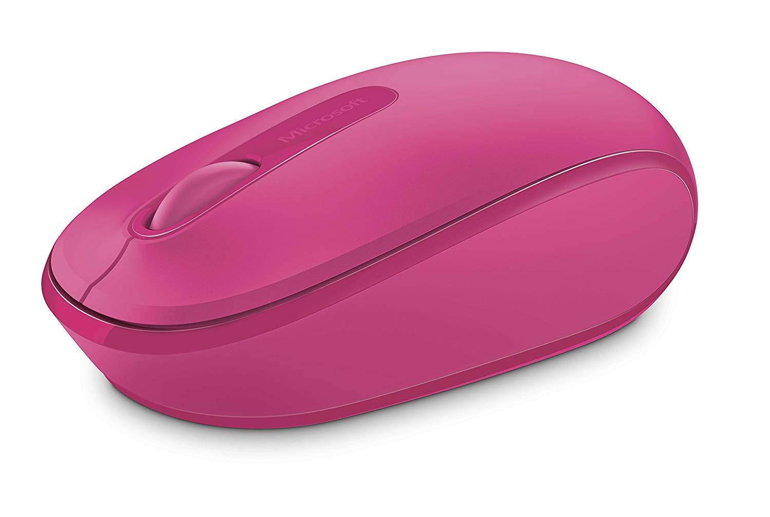 Microsoft Wireless Mobile Mouse 1850 - Magenta Pink (U7Z-00062)