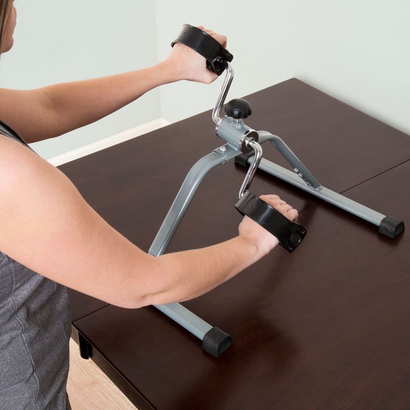 Wakeman Fitness Pedal Exerciser with Adjustable Resistance Knob