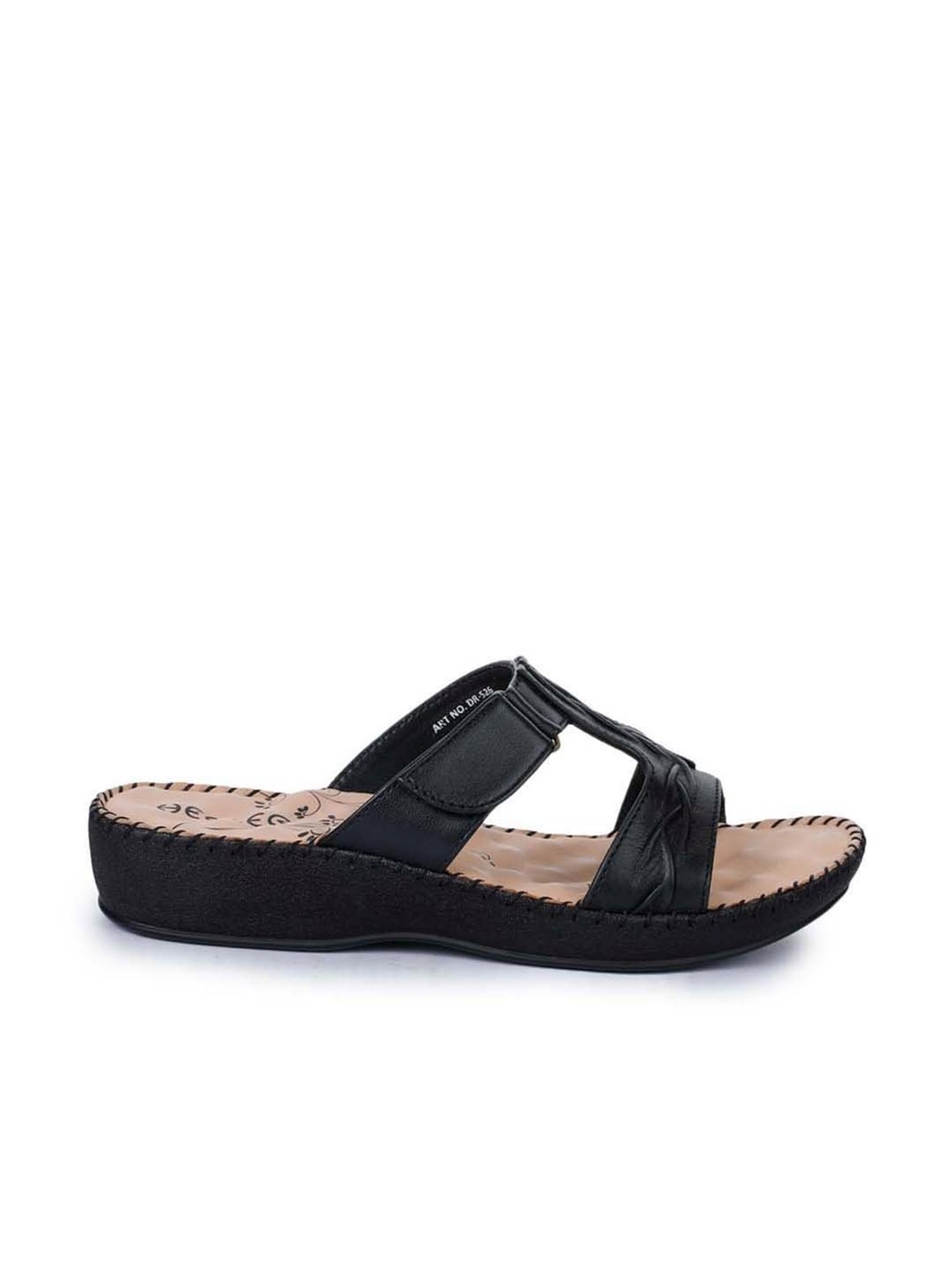 Healers by Liberty Women's Black Comfort Sandals