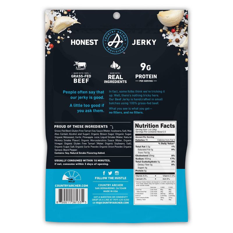 Tillamook Zero Sugar Original Beef Jerky - 6.5oz