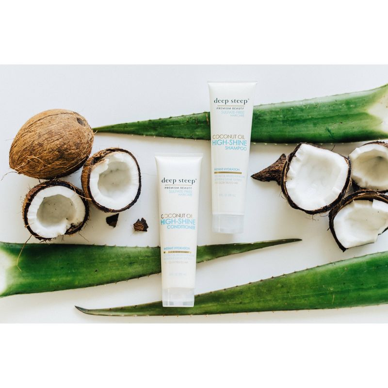 Deep Steep Coconut Oil High Shine Conditioner - 10 fl oz