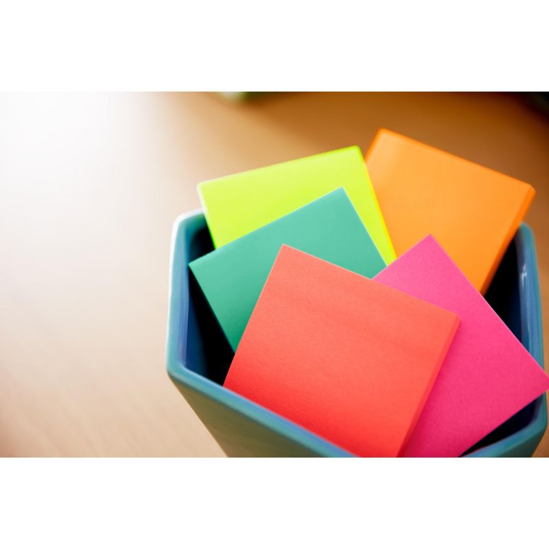 Post-it Original Pop-up Refill 3 x 3 Assorted Cape Town Colors 100-Sheet 6/Pack R330AN
