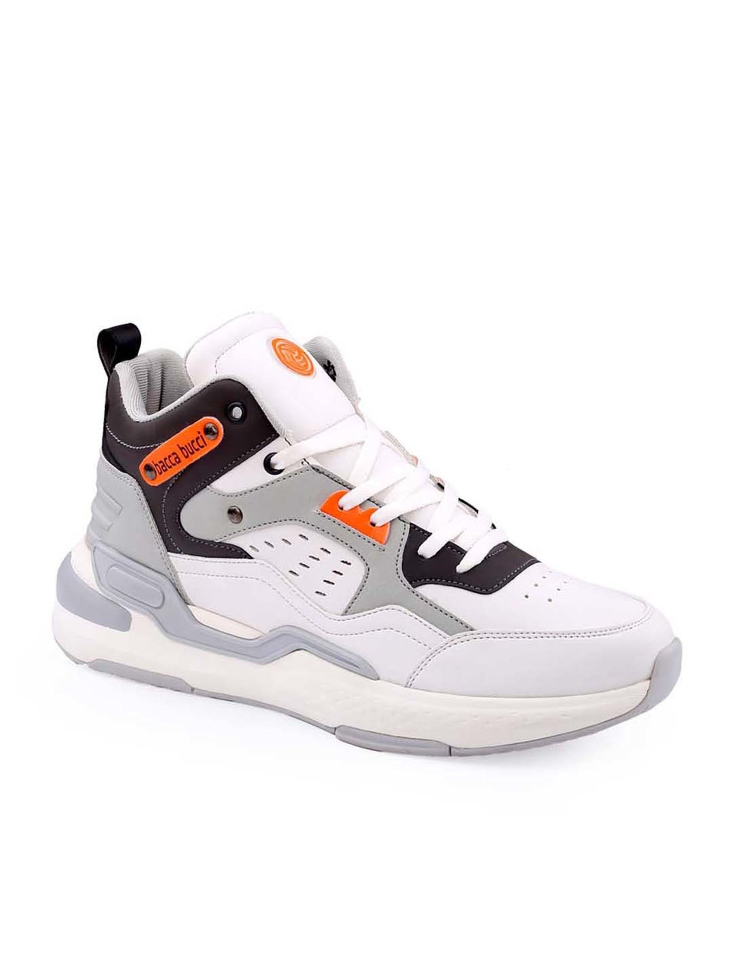 Bacca Bucci Men's LORD White Casual Sneakers