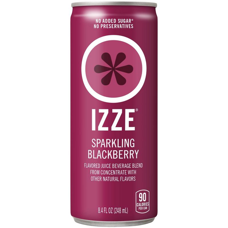 IZZE Sparkling Blackberry Beverage - 4pk/8.4 fl oz Cans