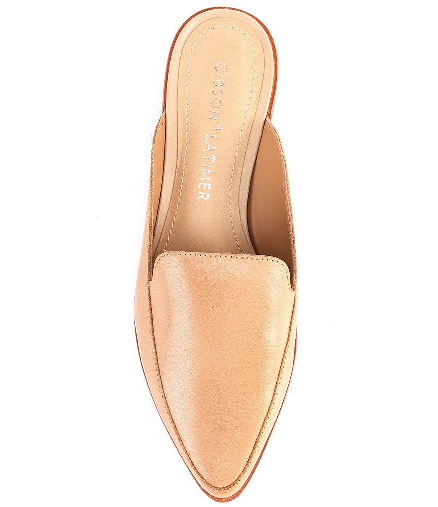 Gibson & Latimer Haydene Leather Structured Mules