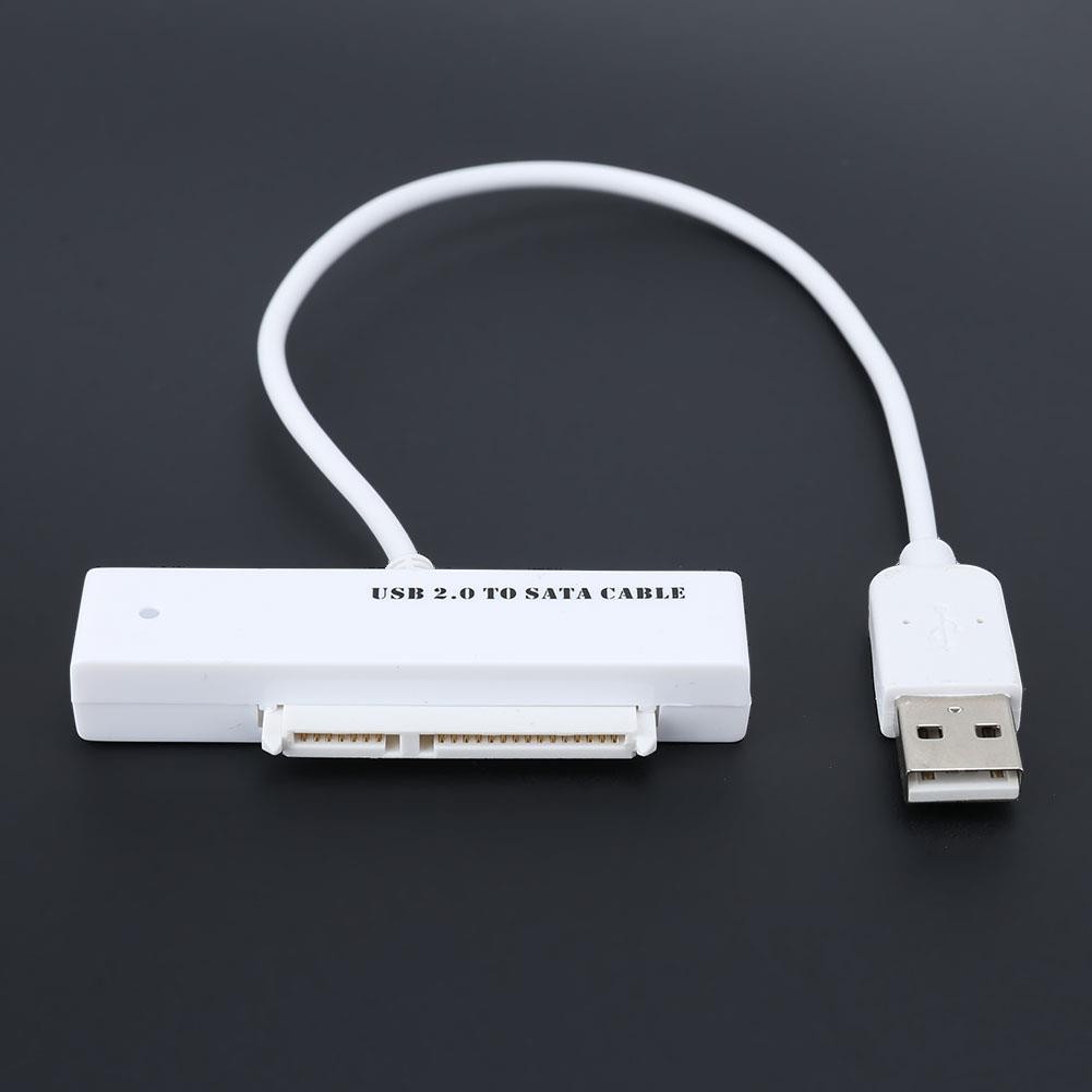 480Mbps USB 2.0 to SATA 15+7 Pin Connector Adapter Cable for 2.5 inch SATA HDD Mobile Enclosure Notebook HDD Hard Drive