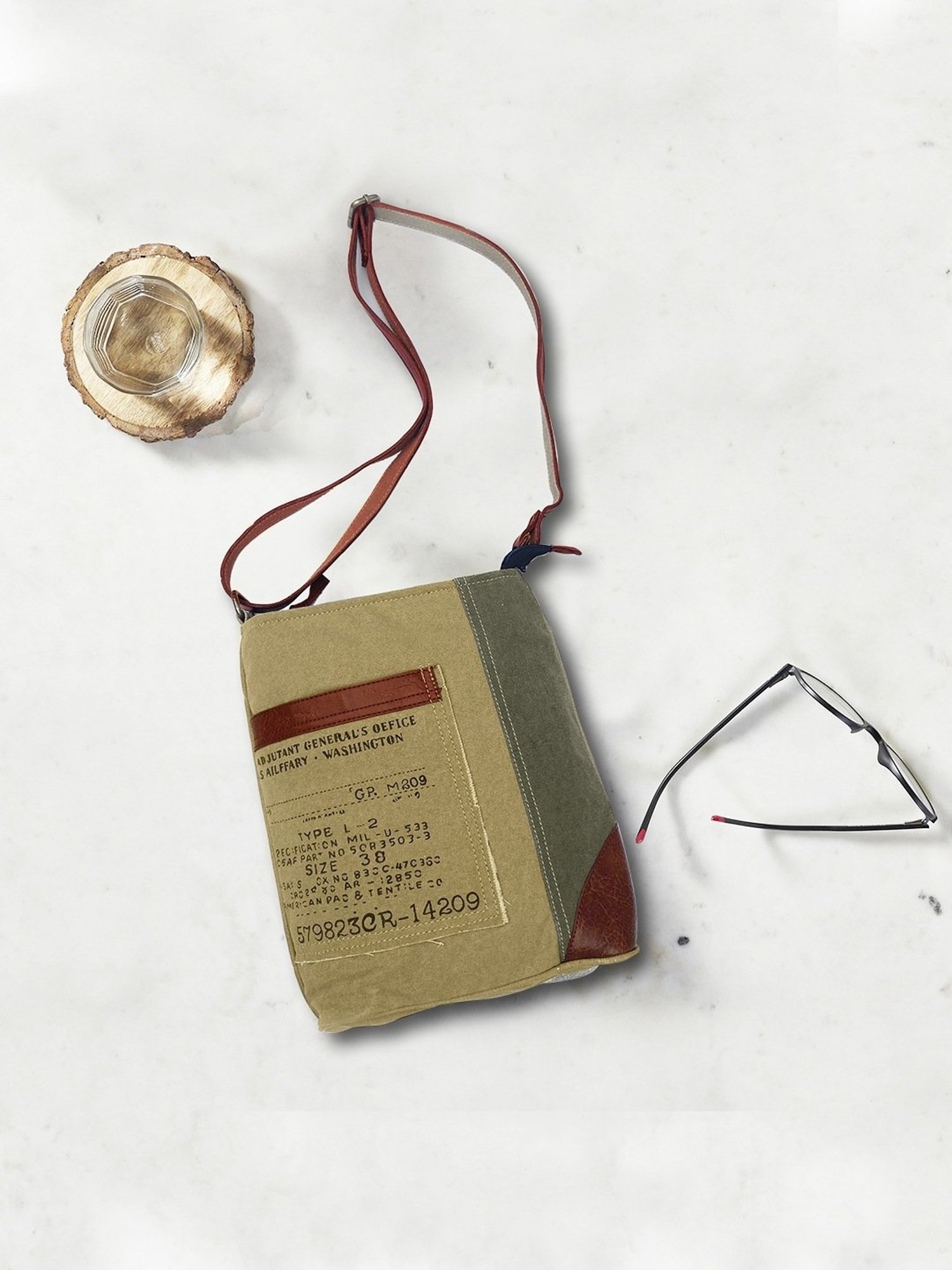 Mona B Grey Medium Cross Body Bag