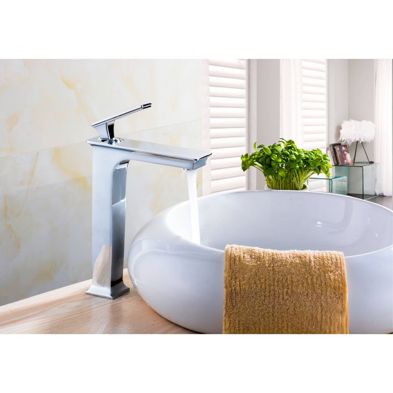 Deck Mount CUPC Approved Stainless Steel Dante Grande Faucet Chrome - American Imaginations