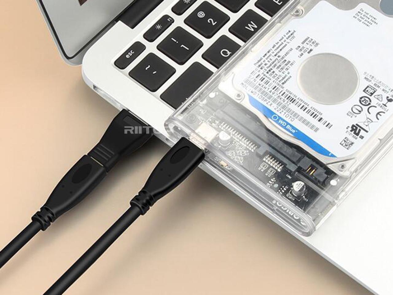 RIITOP 2 Pack USB-C USB 3.1 Type C Female to USB 3.0 Type A Male Adapter Converter Connector Support Data Sync & Charging