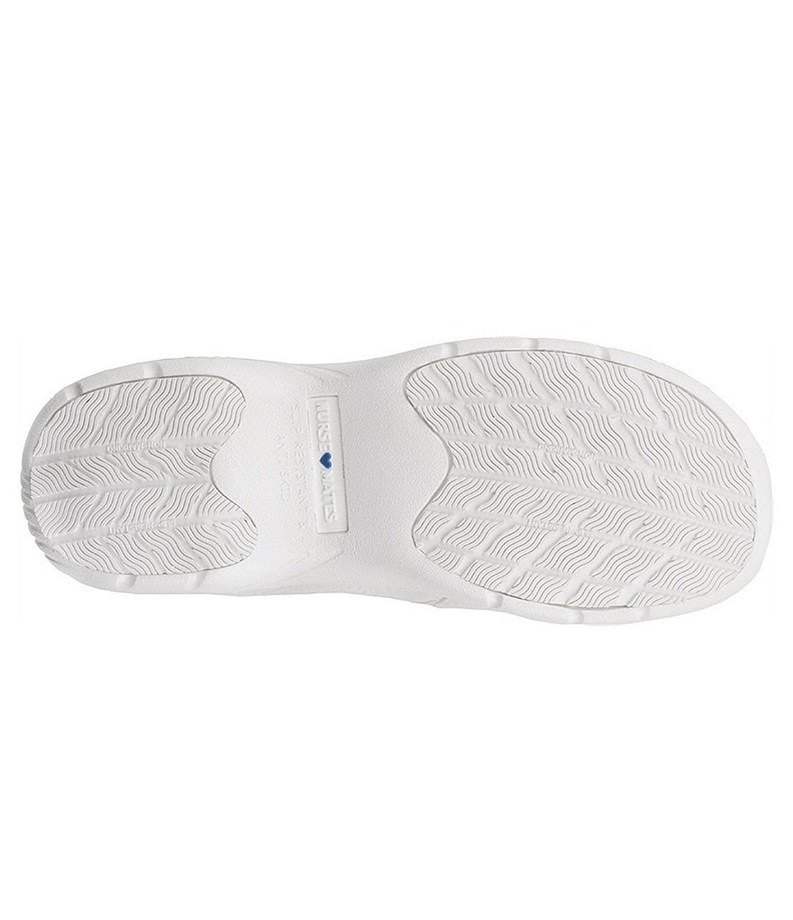 Nurse Mates Dove Leather Slip-Ons