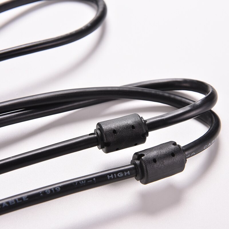 1PC Blue 1.5M 5FT 15 PIN VGA HDB15 SUPER VGA SVGA M/M Male To Male Connector Cable Cord Extension Monitor FOR PC TV