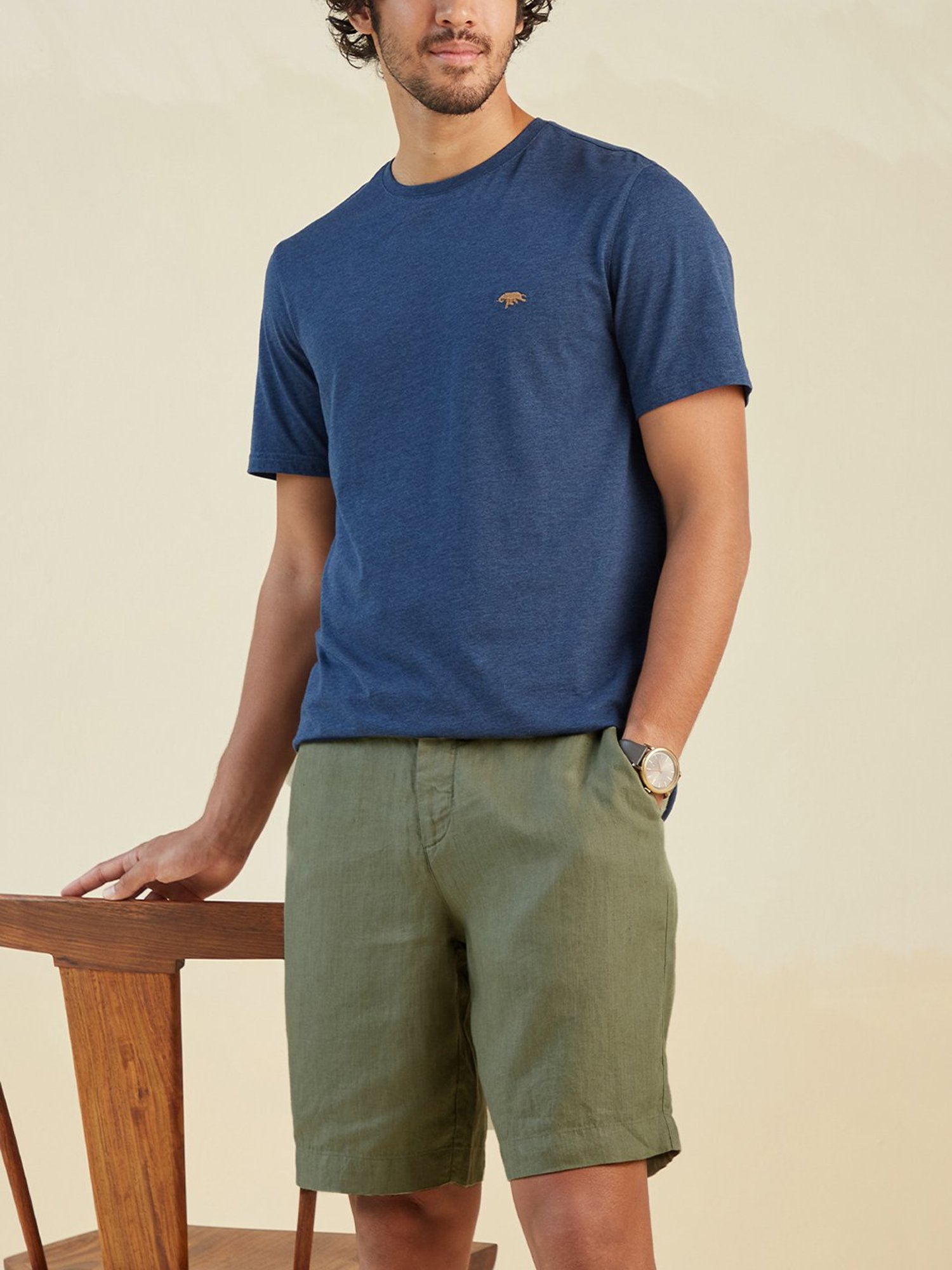 Andamen Green Regular Fit Shorts