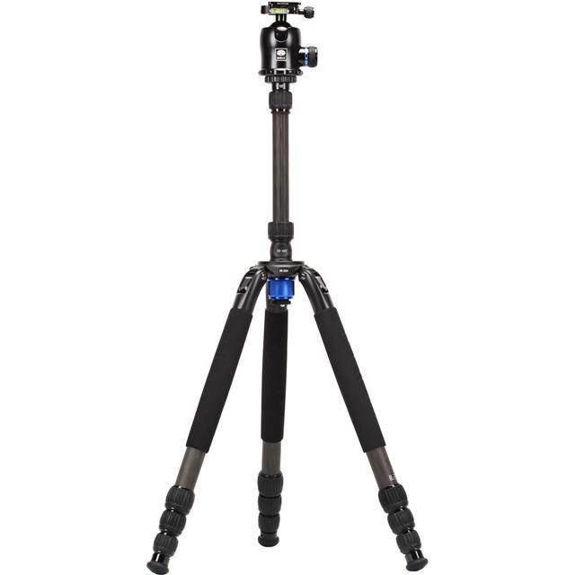 Sirui SR-3204 Professional 4-Section Carbon Fiber Tripod, 55 lb Capacity #SR3204