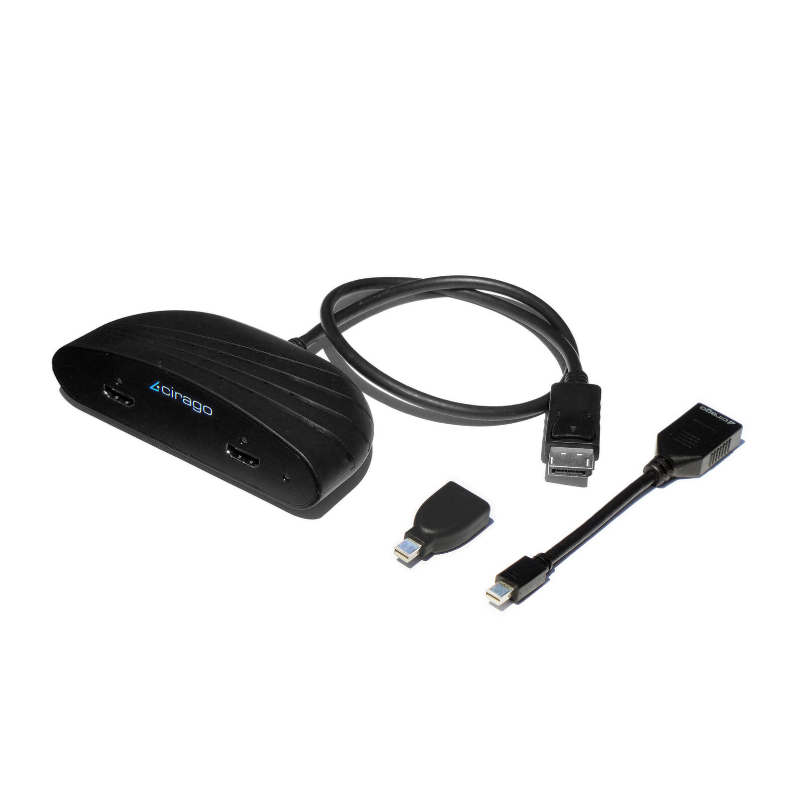 Cirago NuView X2 Mini DisplayPort to 2 HDMI Multimonitor Adapter HDXDP2HMI