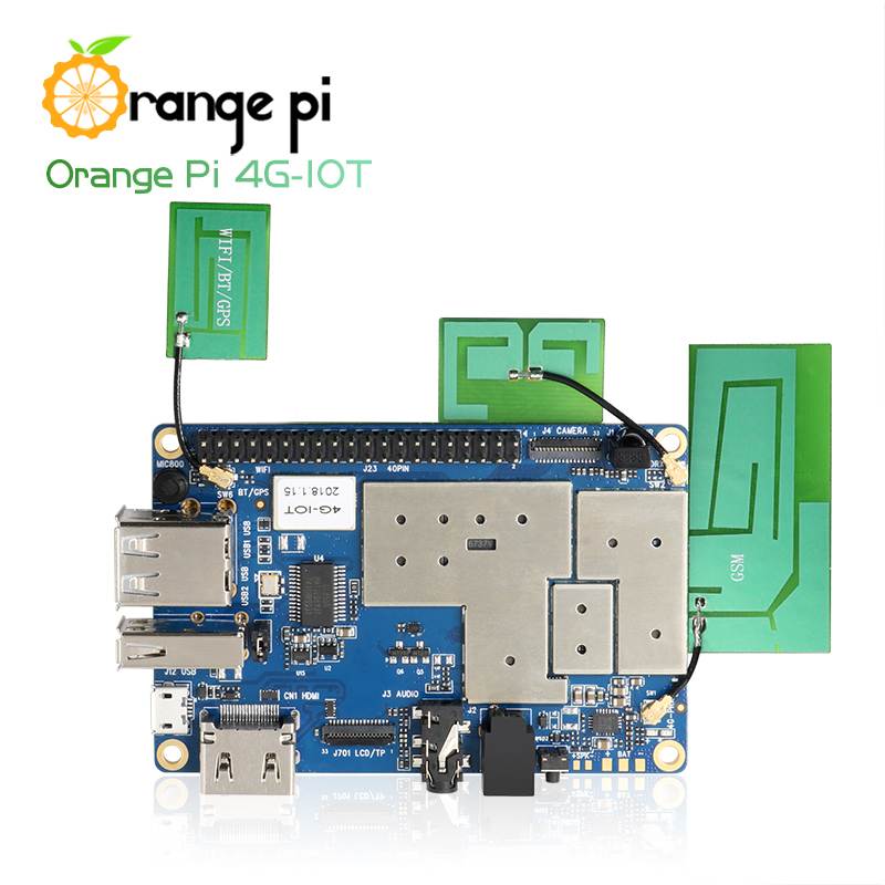 Orange Pi 4G-IOT 1G Cortex-A53 8GB EMMC Support 4G SIM Card Bluetooth Android6.0 mini PC