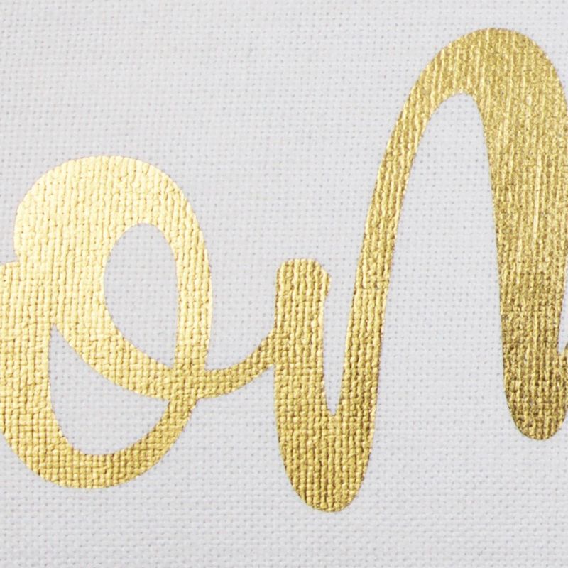 3pk Becca & Harris "Home" Botanical Pillow Set White/Green - Décor Therapy