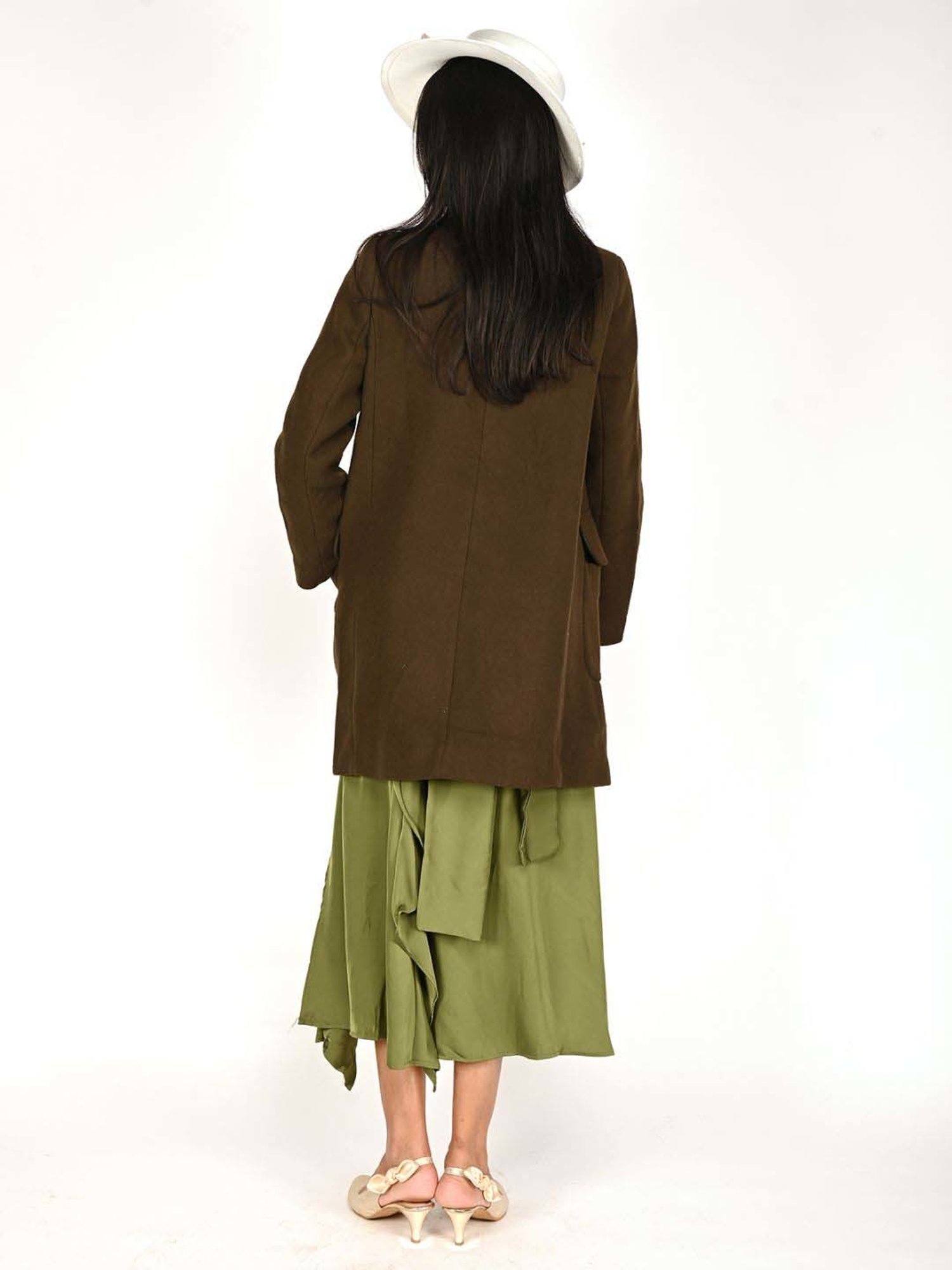 Odette Brown Regular Fit Jacket