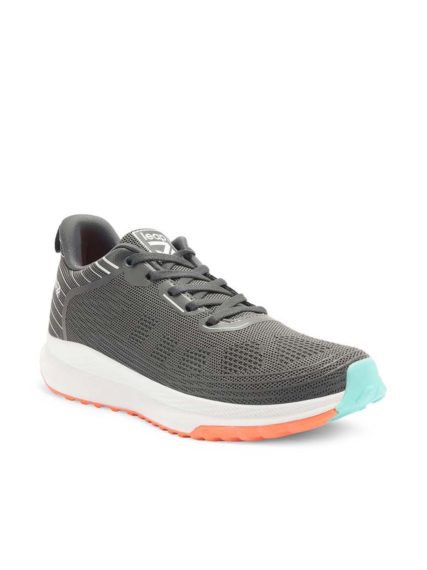 Leap7X by Liberty Men's Grey Running Shoes