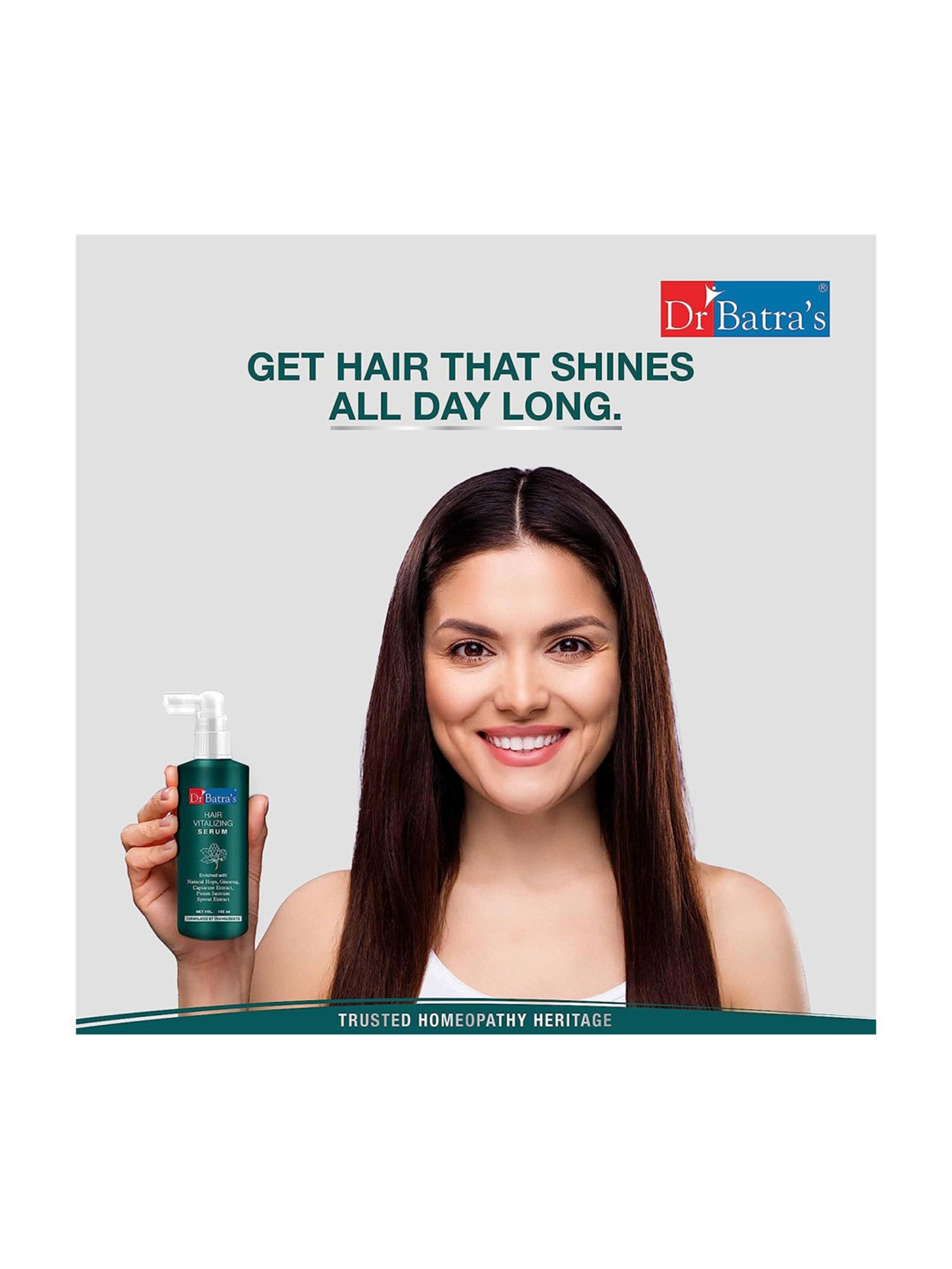 Dr. Batra's Hair Vitalizing Serum & Normal Shampoo