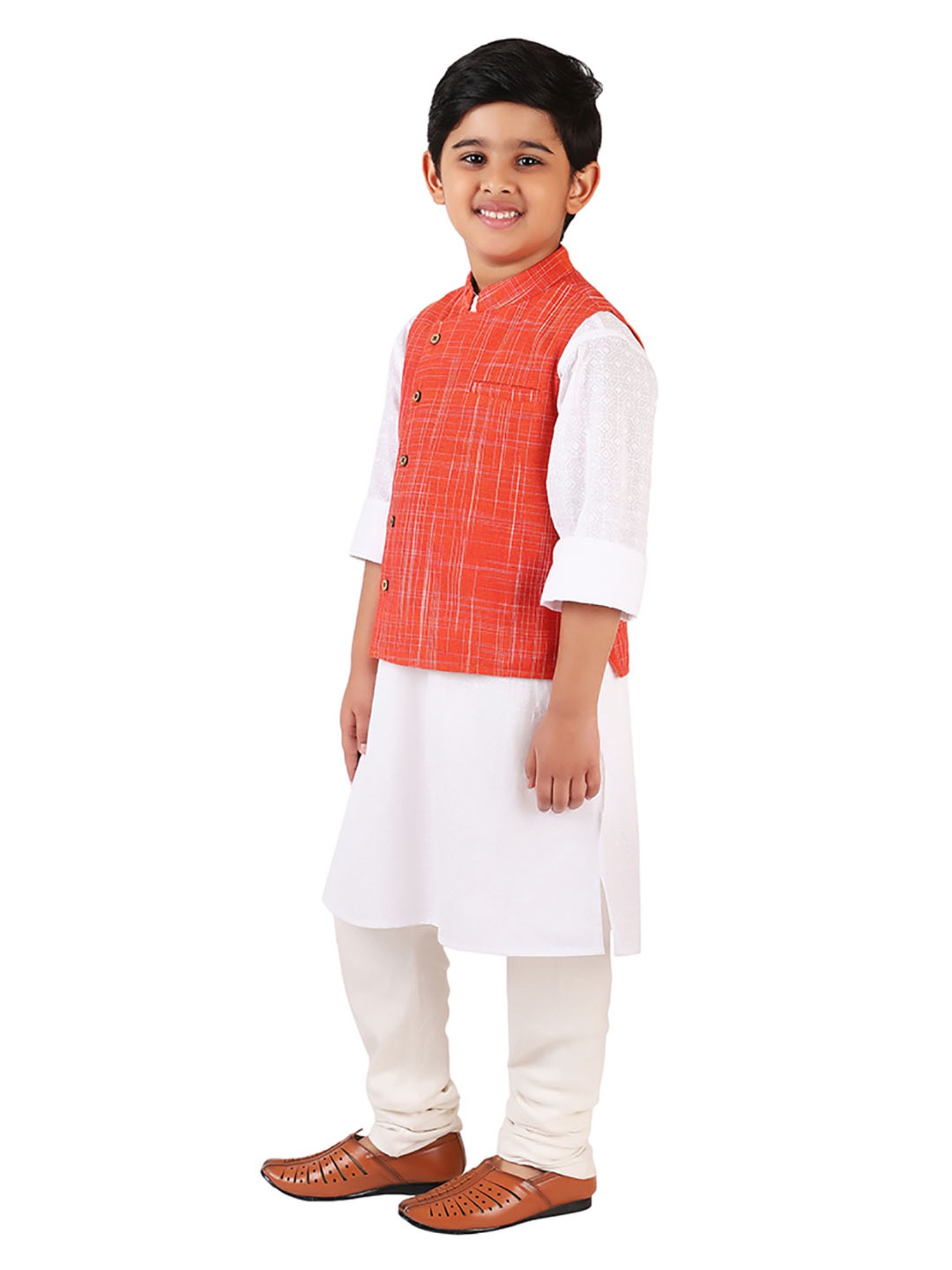 Blue Giraffe Kids Maroon Solid  Blazer