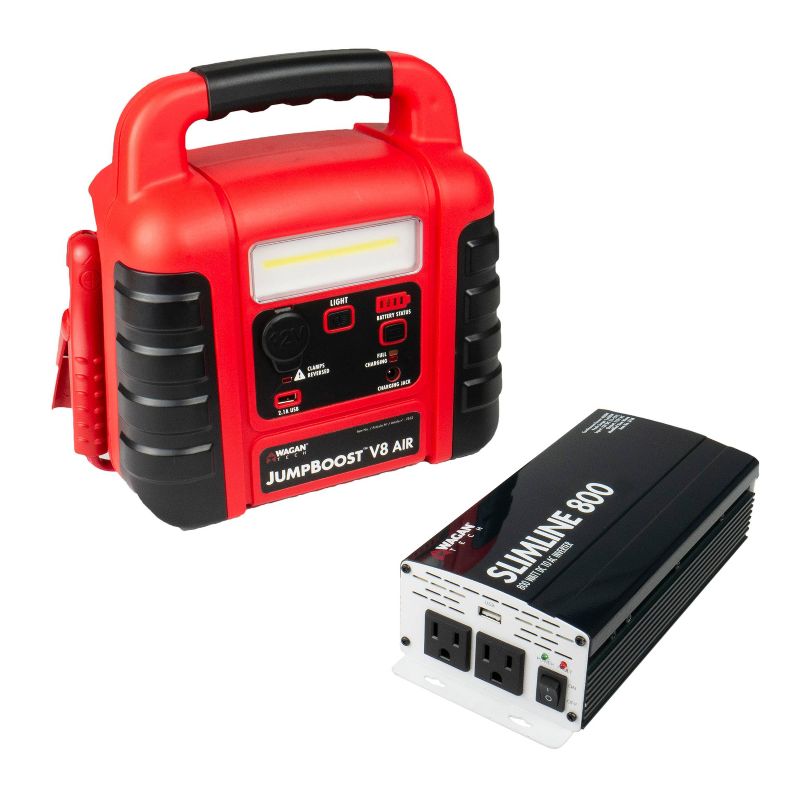 Wagan 800W Slimline Power Inverter with Jumpboost V8 Air
