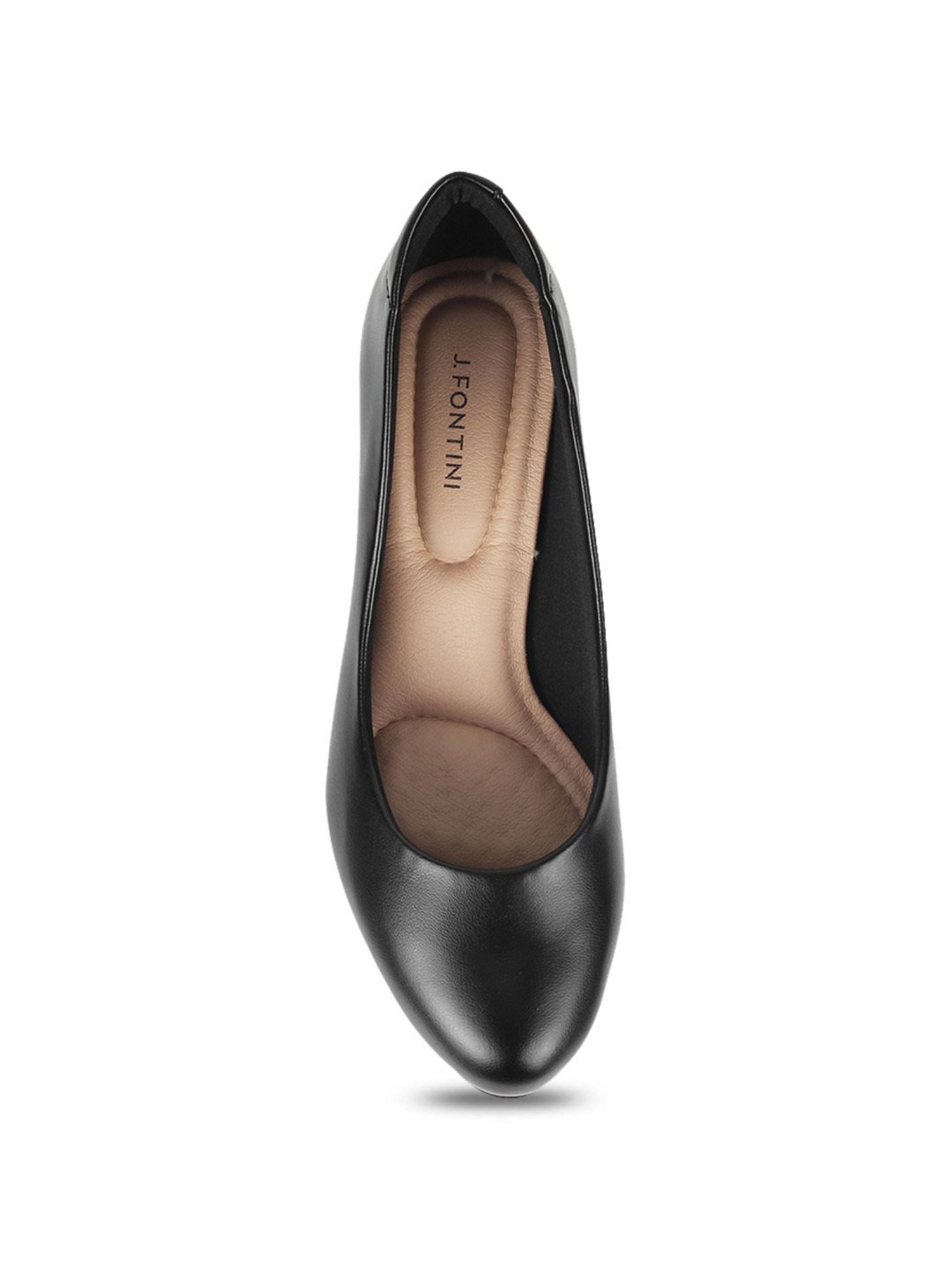 J. Fontini by Mochi Women's Black Formal Pumps