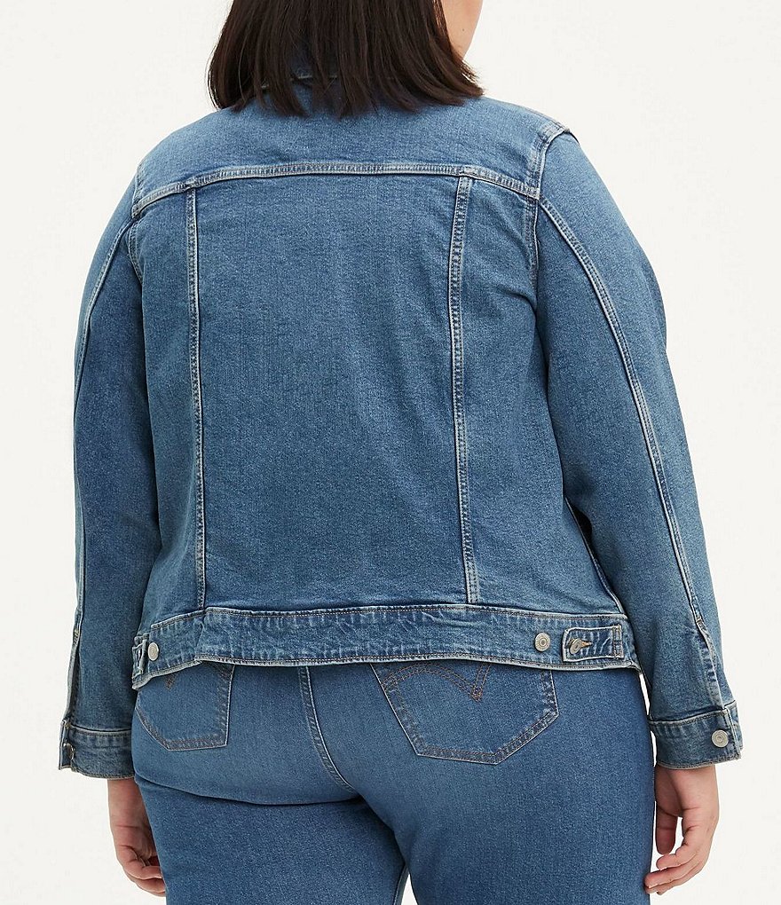 Ali Miles Plus Size Mixed Animal Print Open-Front Drop Needle Onion Skin Jacket