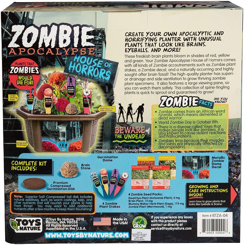 Toys By Nature Biosphere Terrariums - Zombie Apocalypse